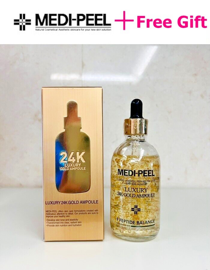 MEDI-PEEL Luxury24K Gold Ampoule100ml Skincare Anti-Aging Anti-Wrinkle 