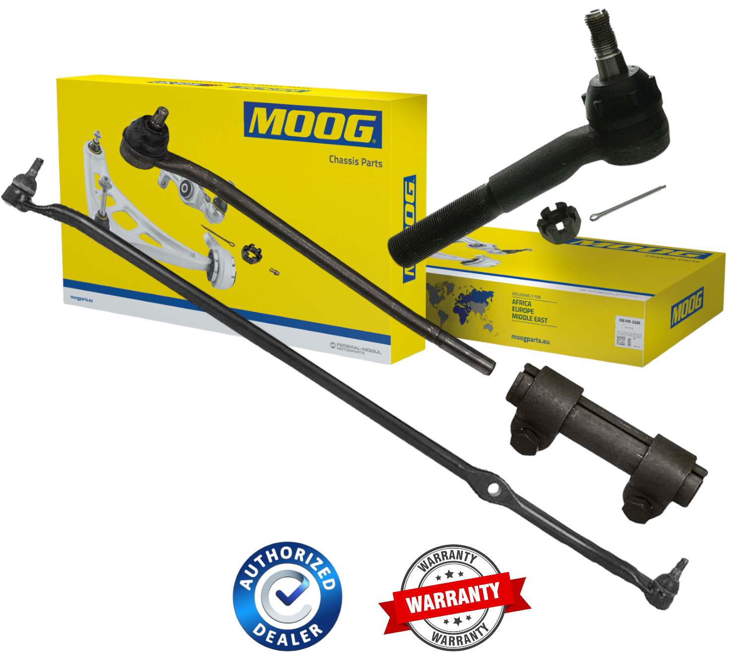 GENUINE MOOG Steering Kit F100 F250 65-71 RWD Center Link Tie Rod Ends Sleeves GENUINE MOOG Steering Kit F100 F250 65-71 RWD Center Link Tie Rod Ends Sleeves