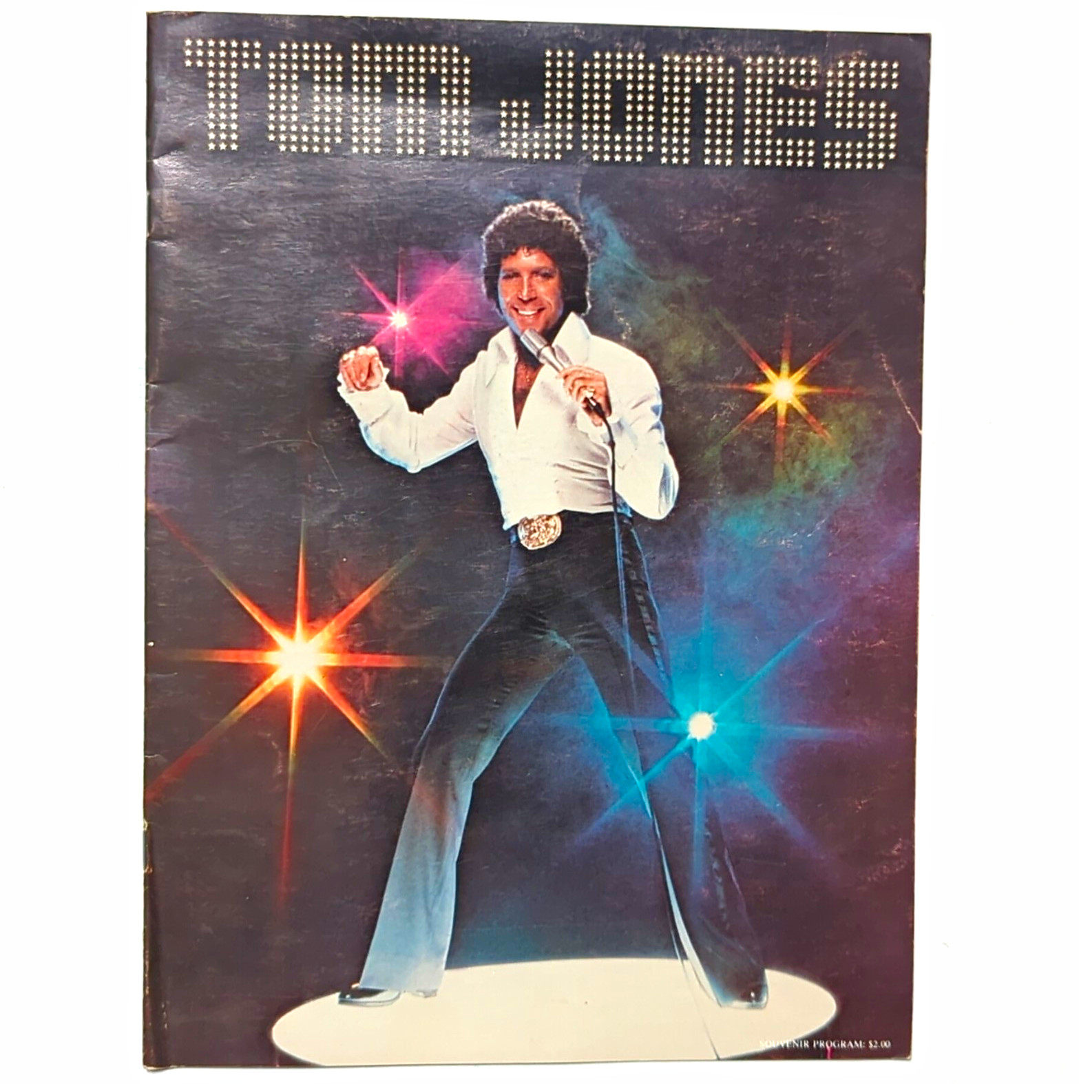 Vintage 1971 Tom Jones Souvenir Program with internal Poster - Memorabilia Vintage 1971 Tom Jones Souvenir Program with internal Poster - Memorabilia