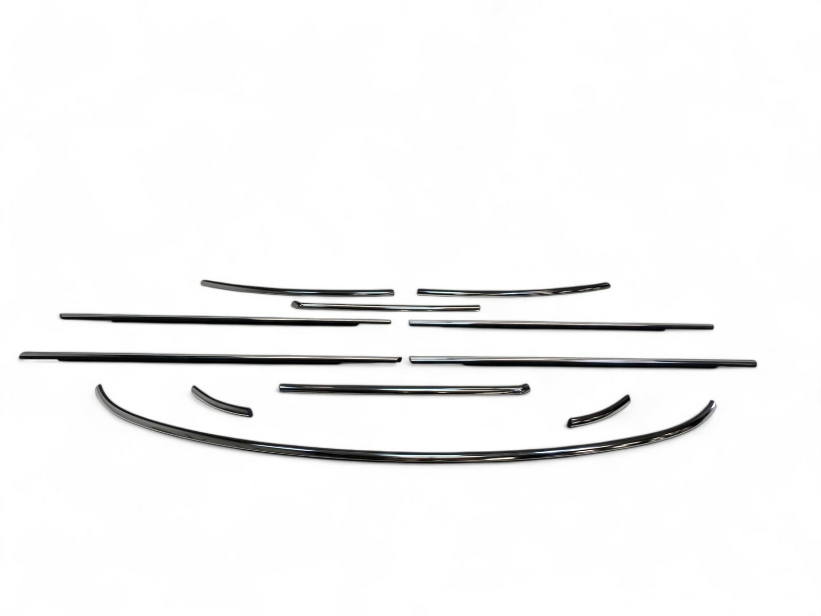 Mini Cooper Complete Belt Line Trim Chrome Set New OEM 2016-2024 F54