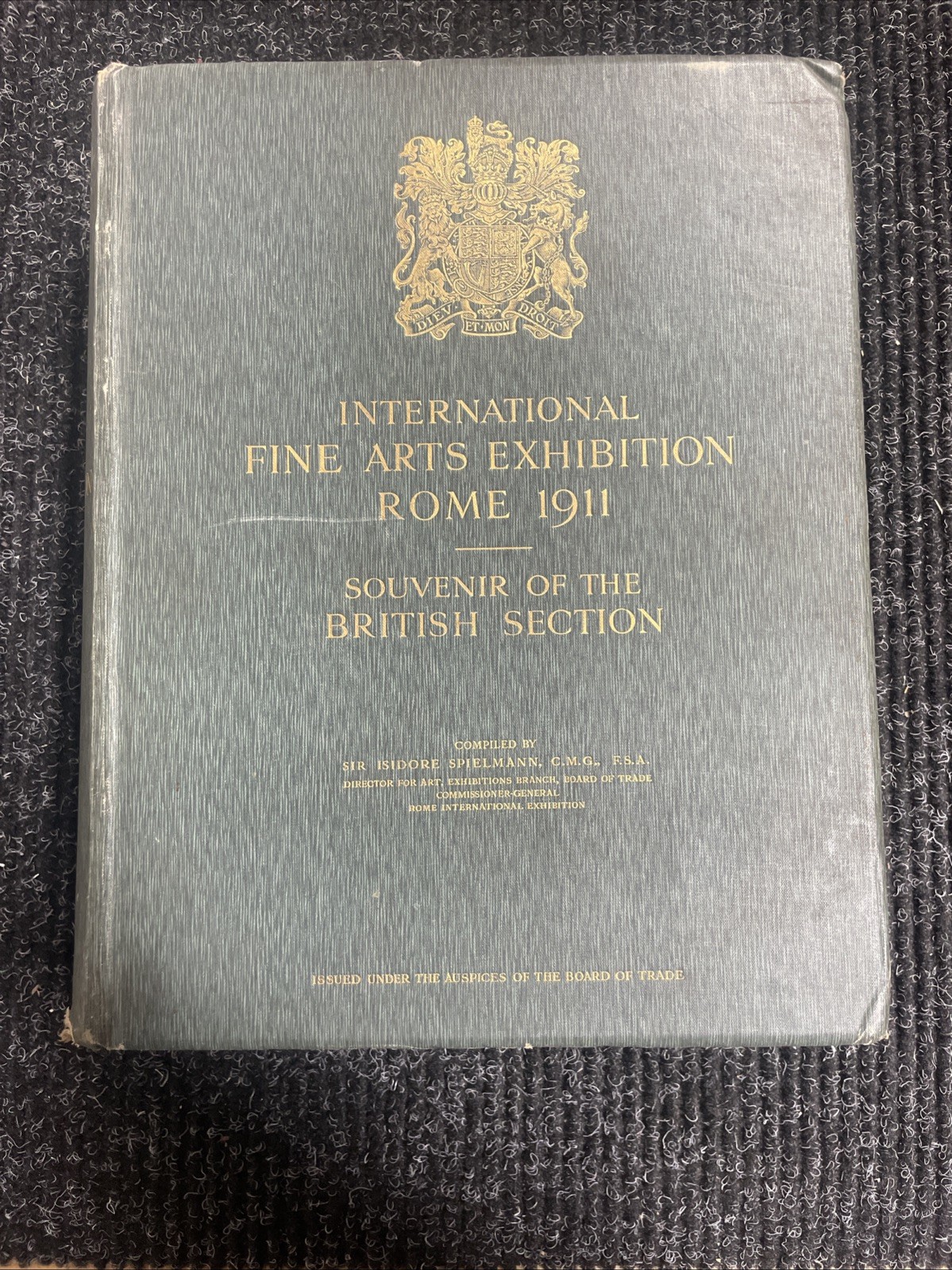 International Fine Arts Exhibition ROME 1911 Souvenir of the British Secton International Fine Arts Exhibition ROME 1911 Souvenir of the British Secton