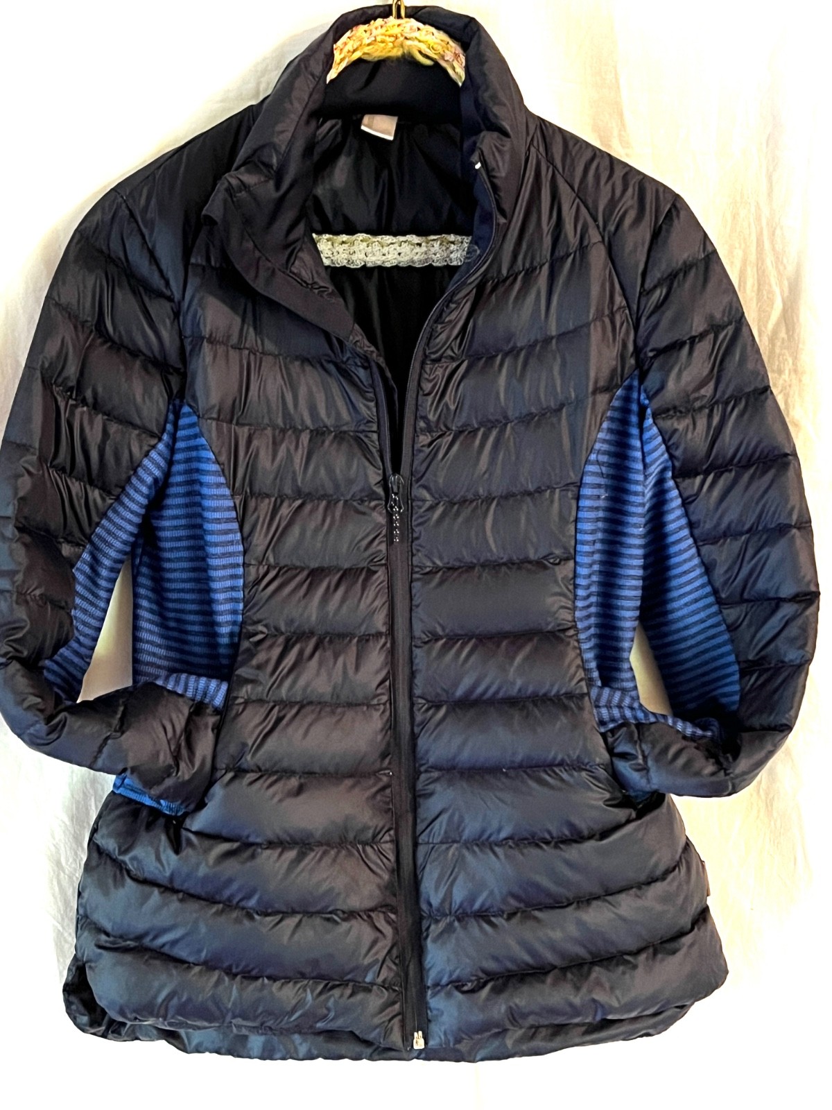 Mondetta Down filled packable puffer Jacket Women\'s size S Blue Mondetta Down filled packable puffer Jacket Women\'s size S Blue