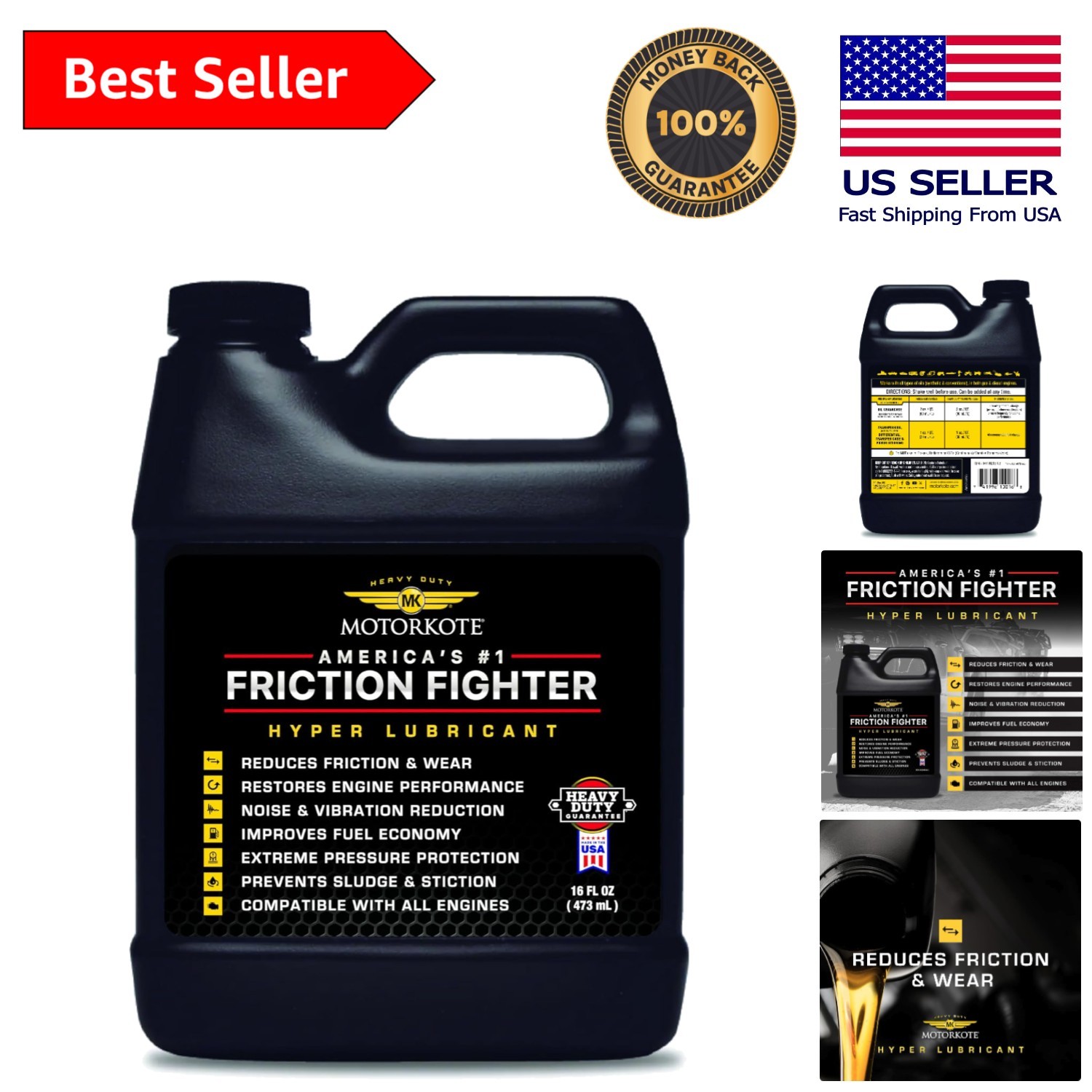 Ultimate 16 Oz Engine Treatment - Reduces Noise, Increases Lifespan & Efficiency Ultimate 16 Oz Engine Treatment - Reduces Noise, Increases Lifespan & Efficiency