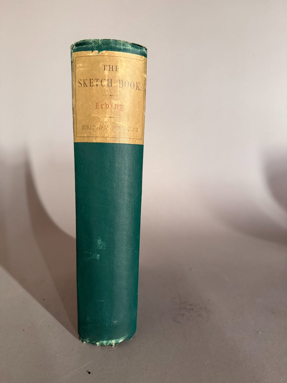 1882 The Sketch Book of Geoffrey Crayon Gent Washington Irving Edition de Luxe