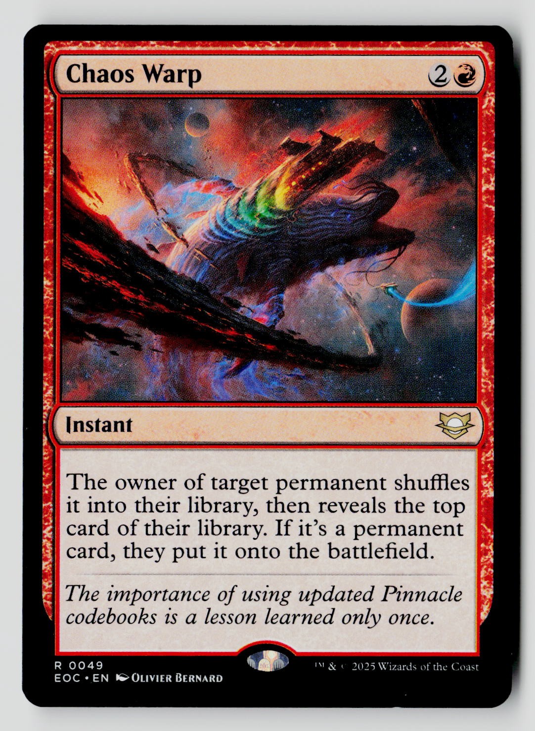 Chaos Warp 49 R MTG EOC NM