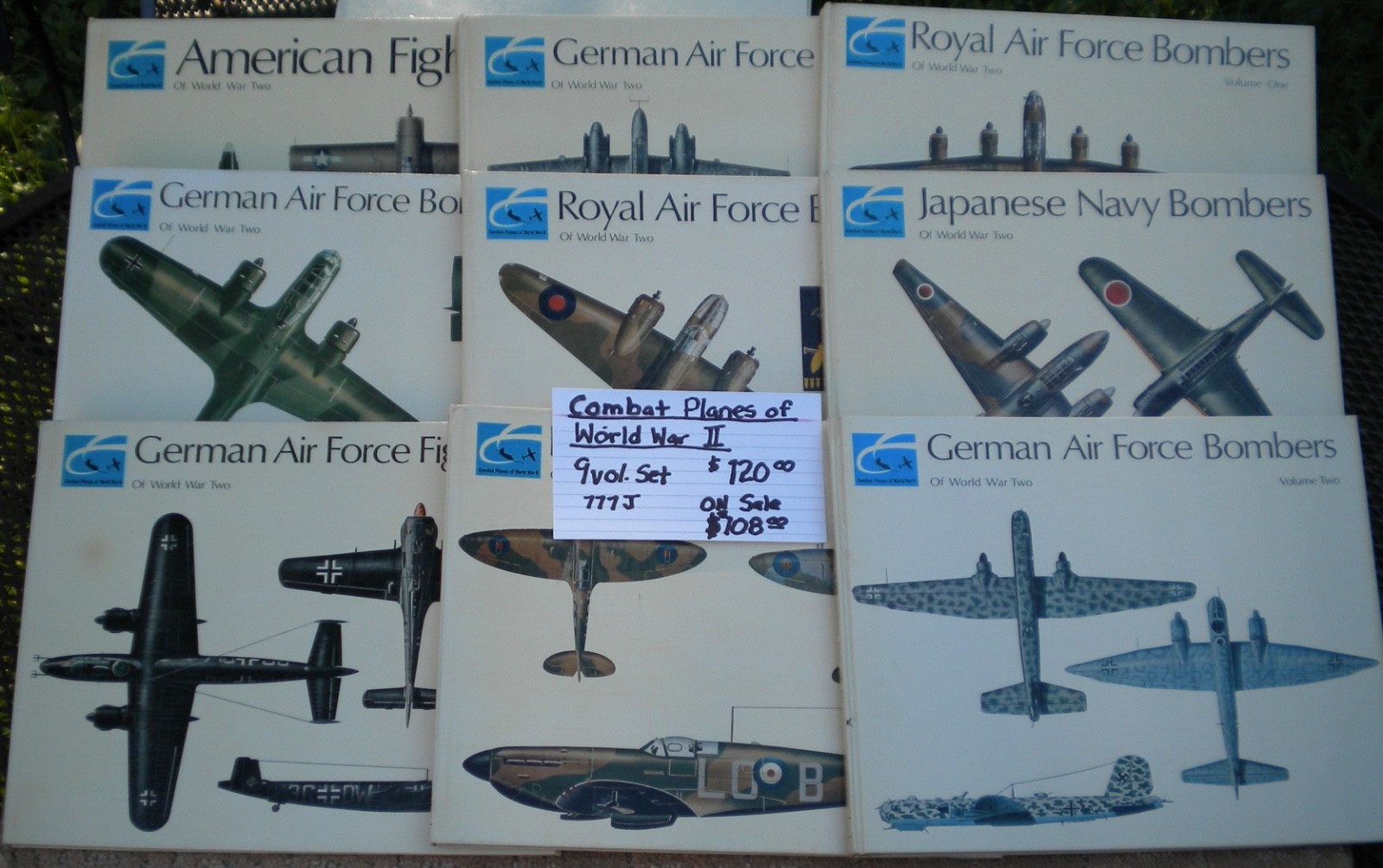 Combat Planes of World War II 9 Vol. set C.W. Cain,Series Editor Doubleday HC Combat Planes of World War II 9 Vol. set C.W. Cain,Series Editor Doubleday HC