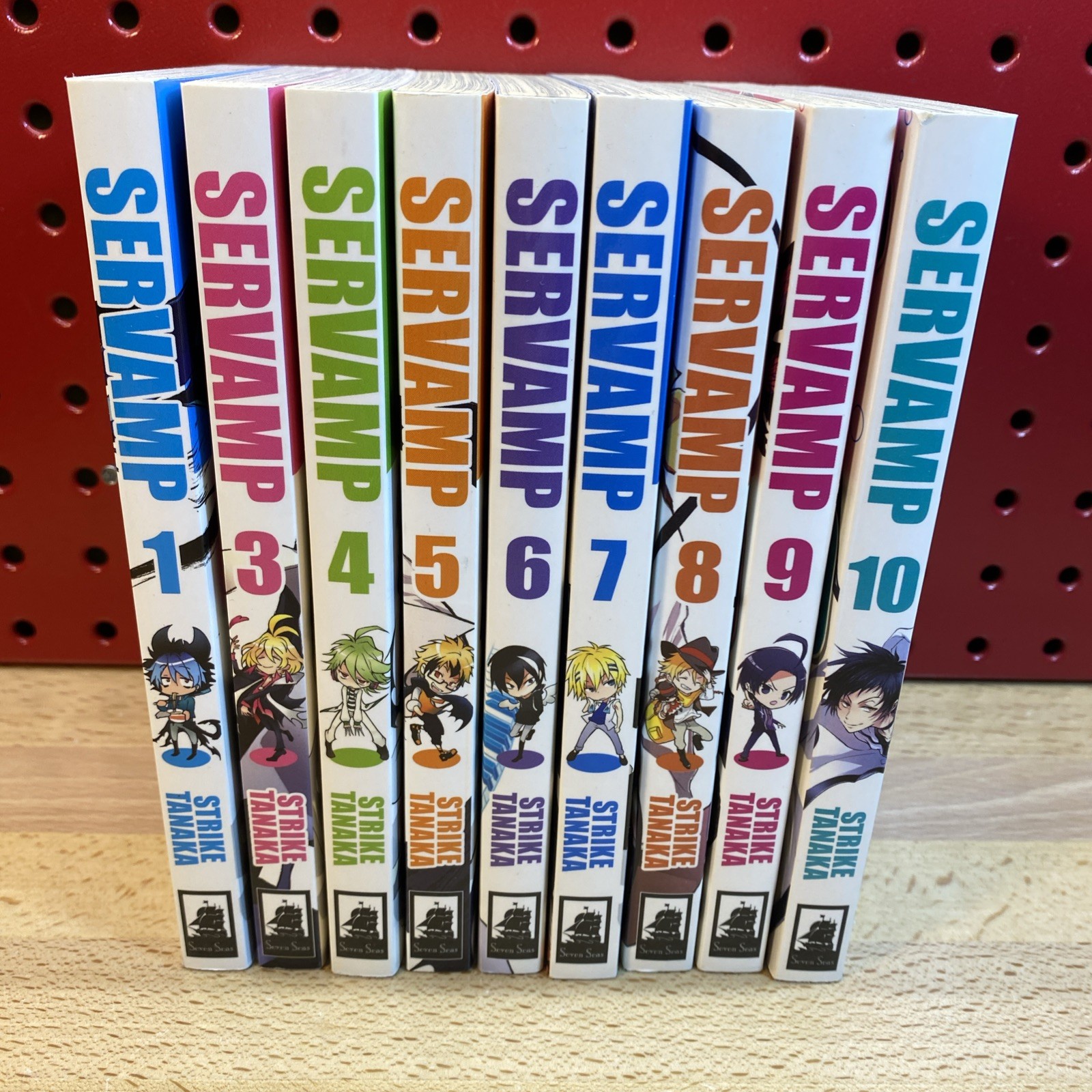NEW Servamp Vol. 1-10 MISSING #2 English Manga Lot Strike Tanaka OOP First Print
