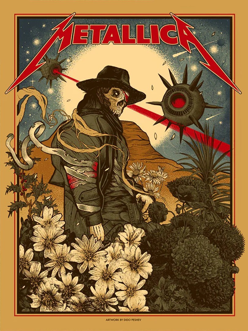 Metallica Louisville 2019 Concert Poster Wall Art Print