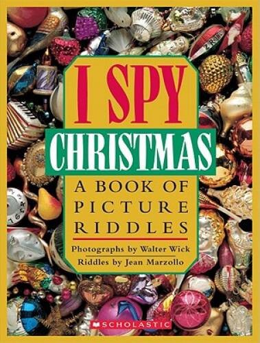 I Spy Christmas:  A Book of Picture Riddles - Hardcover - VERY GOOD
