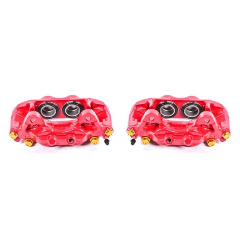 PowerStop Powder Coated Red Brake Calipers for Toyota Tundra & Sequoia – Pair