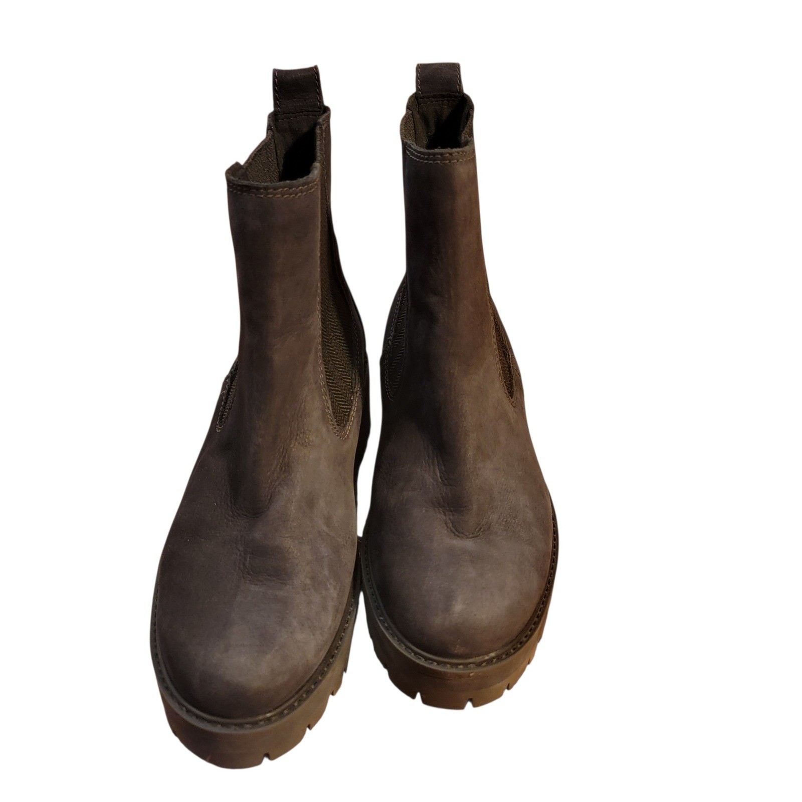 Timberland Courmayeur Valley Chelsea Boots Brown Leather Lug A1J66 Womens 11 Timberland Courmayeur Valley Chelsea Boots Brown Leather Lug A1J66 Womens 11