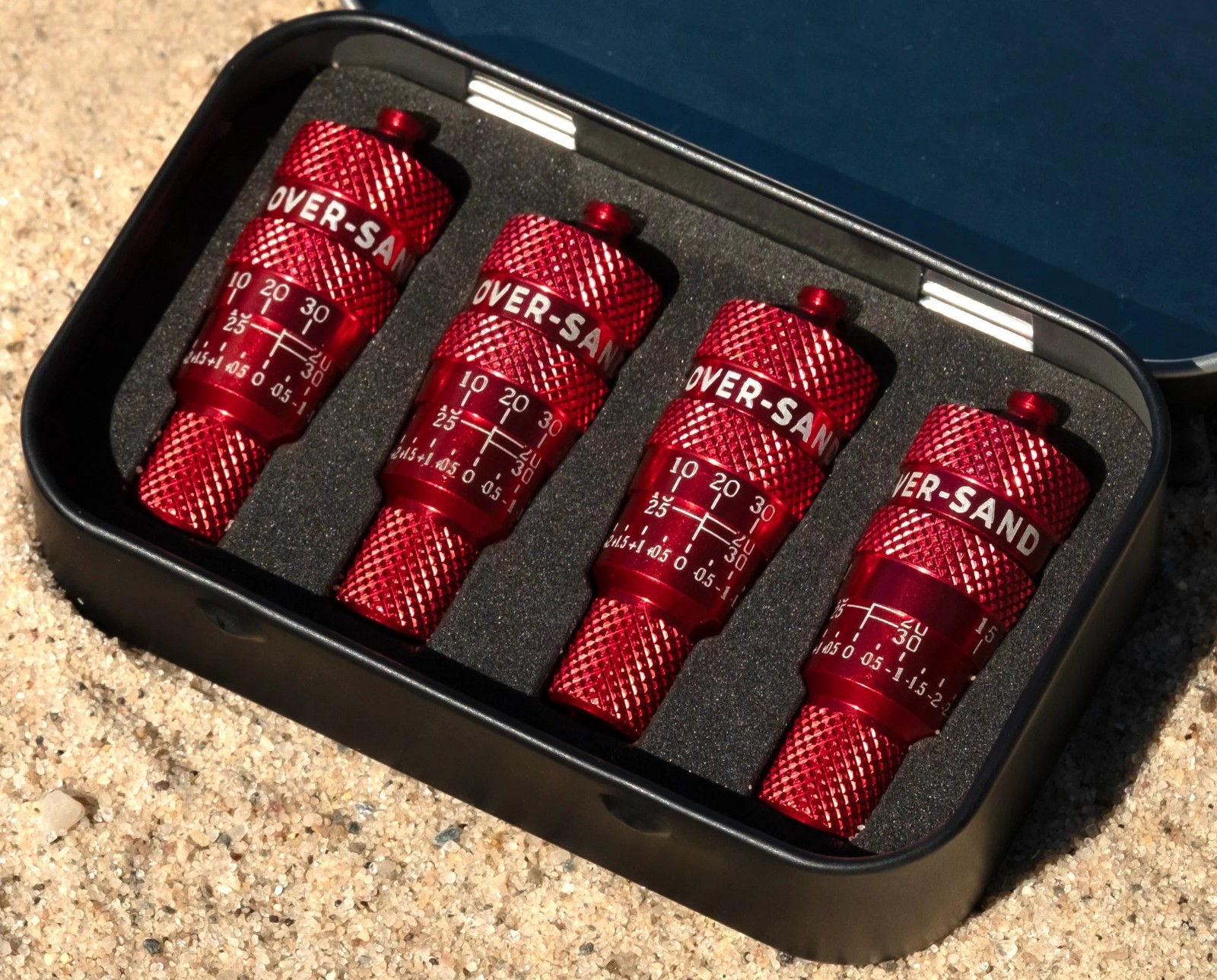 OVER-SAND FULLY ADJUSTABLE AUTOMATIC TIRE DEFLATORS