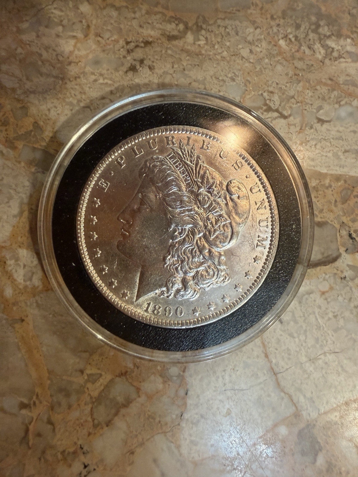 1890 P Morgan Silver Dollar BU Ungraded