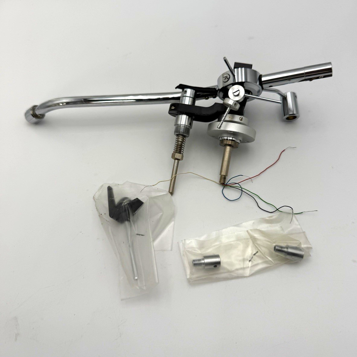 Vintage Custom Tonearm Assembly Braun PS 500 Bearing Components Turntable