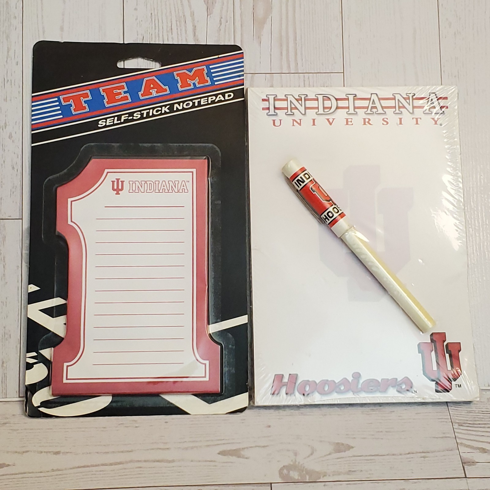Vintage Indiana University IU Hoosiers Notepad Memo Pen Westrick NOS Sealed