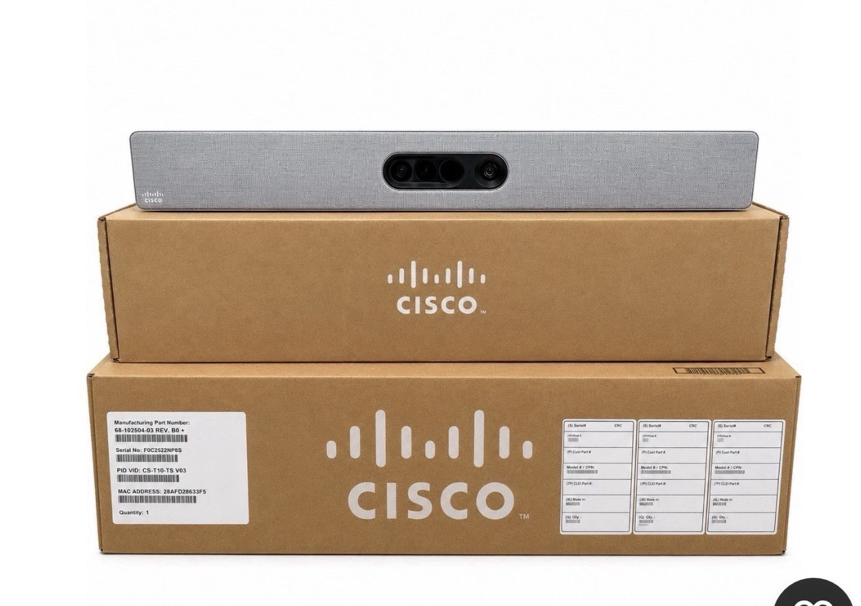 Cisco CS-QUADCAM V01 TTC8-10 68-101141-01 Quad Camera Conference Room Kit