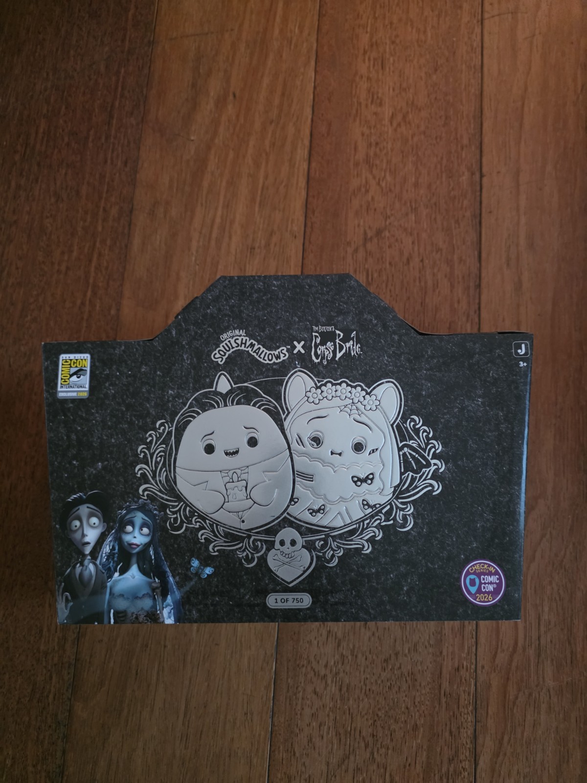 SDCC 2026 JAZWARES SQUISHMALLOWS x CORPSE BRIDE 2PK EMILY & VICTOR - IN HAND