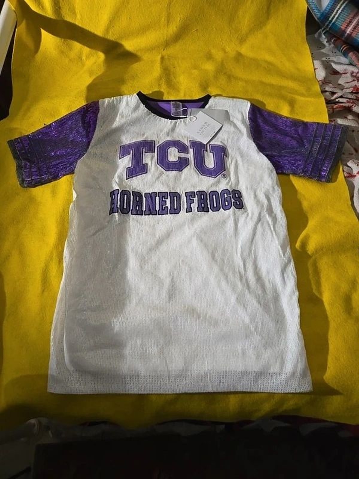 Gameday Couture TCU Women\'s Small Sequin Jersey/Shirt (BLOC-31)