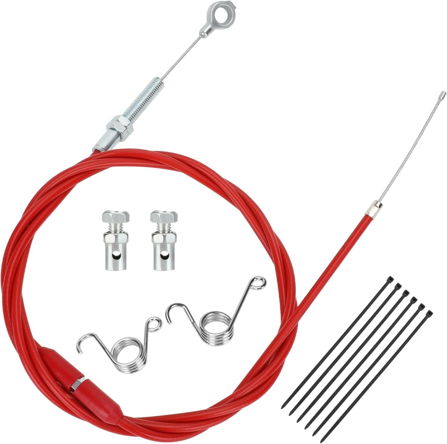 75 Inch Go Kart Throttle Cable HeavyDuty Red for Go Kart Lawn Mower 75 Inch Go Kart Throttle Cable HeavyDuty Red for Go Kart Lawn Mower
