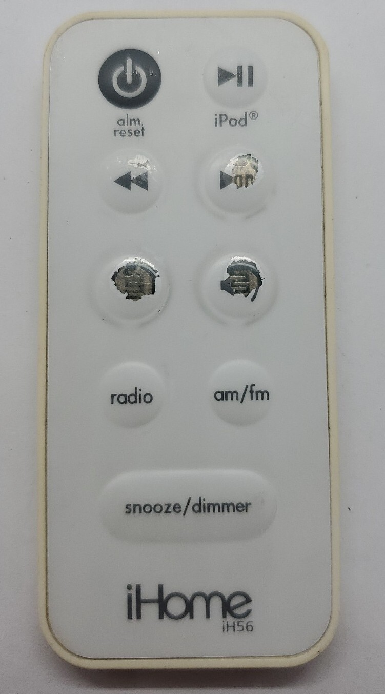 Original iHome iH56 Remote Control