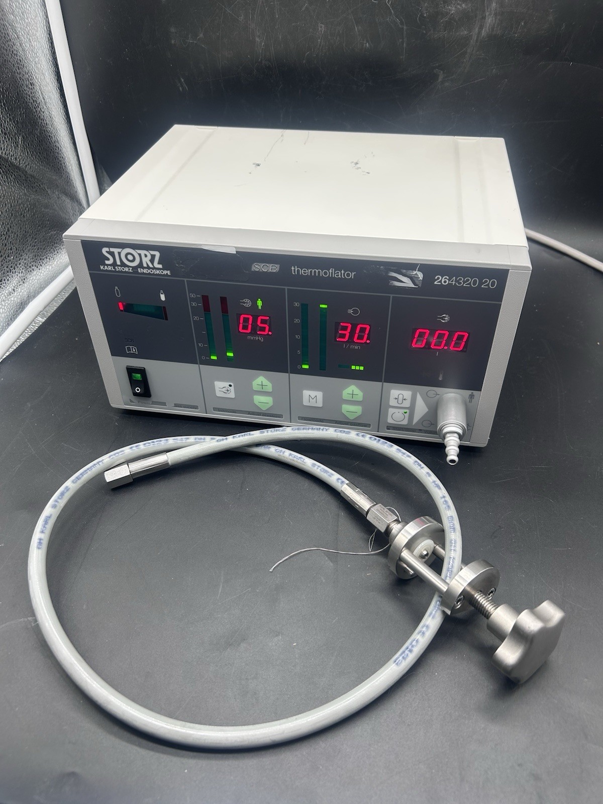 KARL STORZ 26432020 SCB Thermoflator 30L Insufflator with Gas Hose
