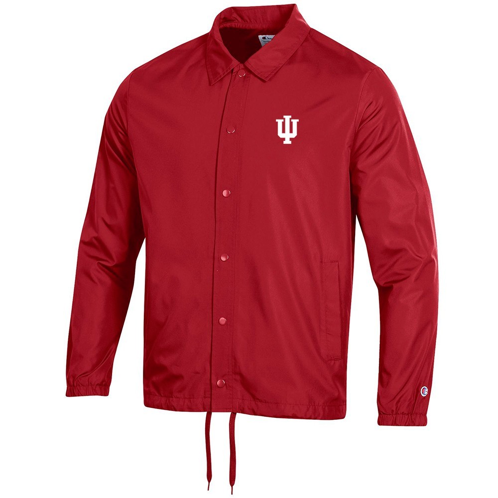Indiana Hoosiers Champion NCAA Men’s Coaches Red Jacket Indiana Hoosiers Champion NCAA Men’s Coaches Red Jacket