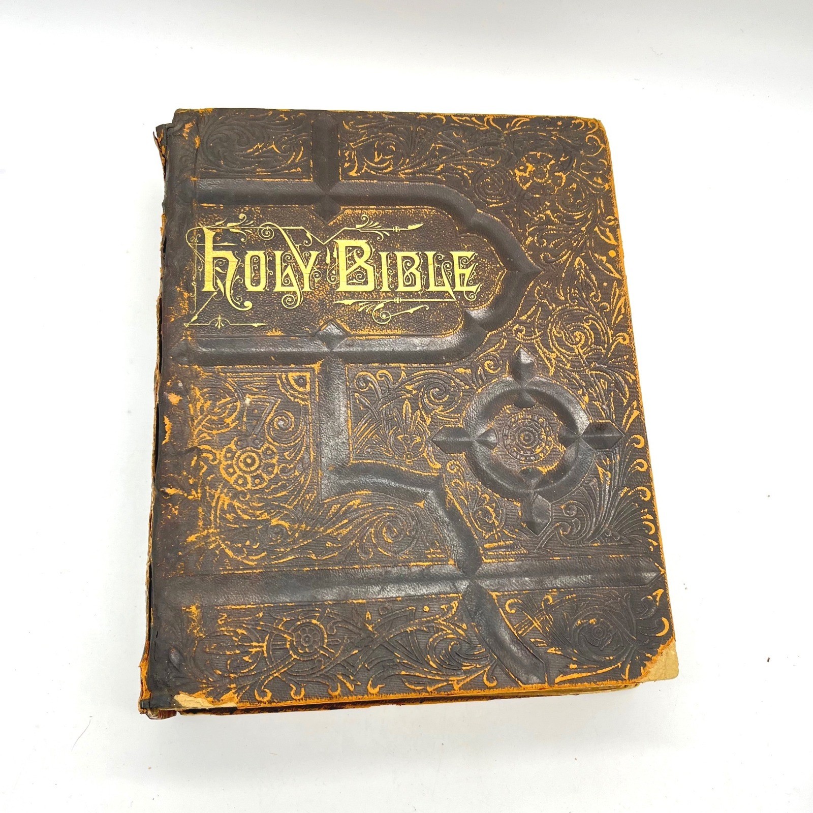 Antique 1884 A.J. Holman Holy Family Bible Translated From Original Tongues