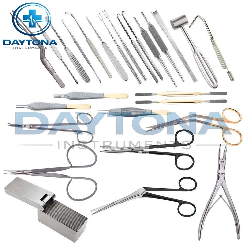 Nasal Instruments Set 27Pcs Rhinoplasty Basic Nasal Surgery General Nose ENT