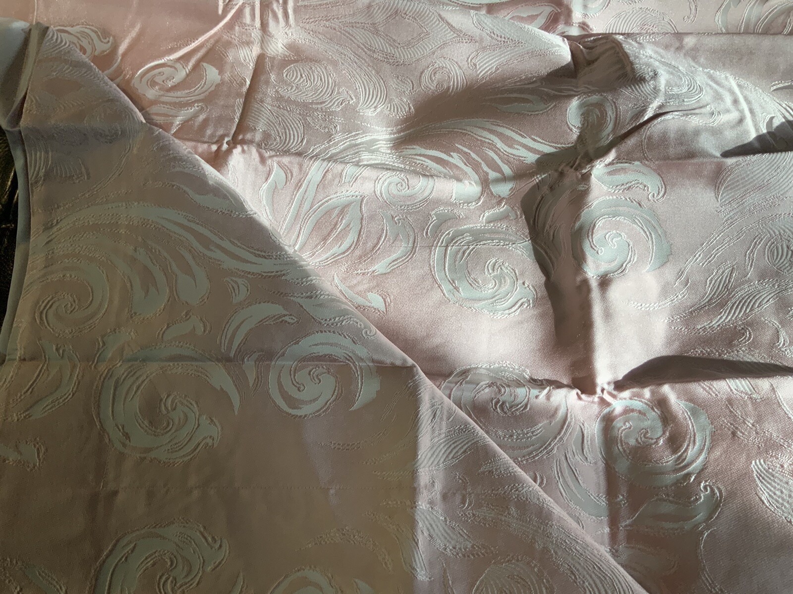 $300 Frette Italy NWT Lux Flare Euro Sham 72% Silk Dusty Pink HEAVY