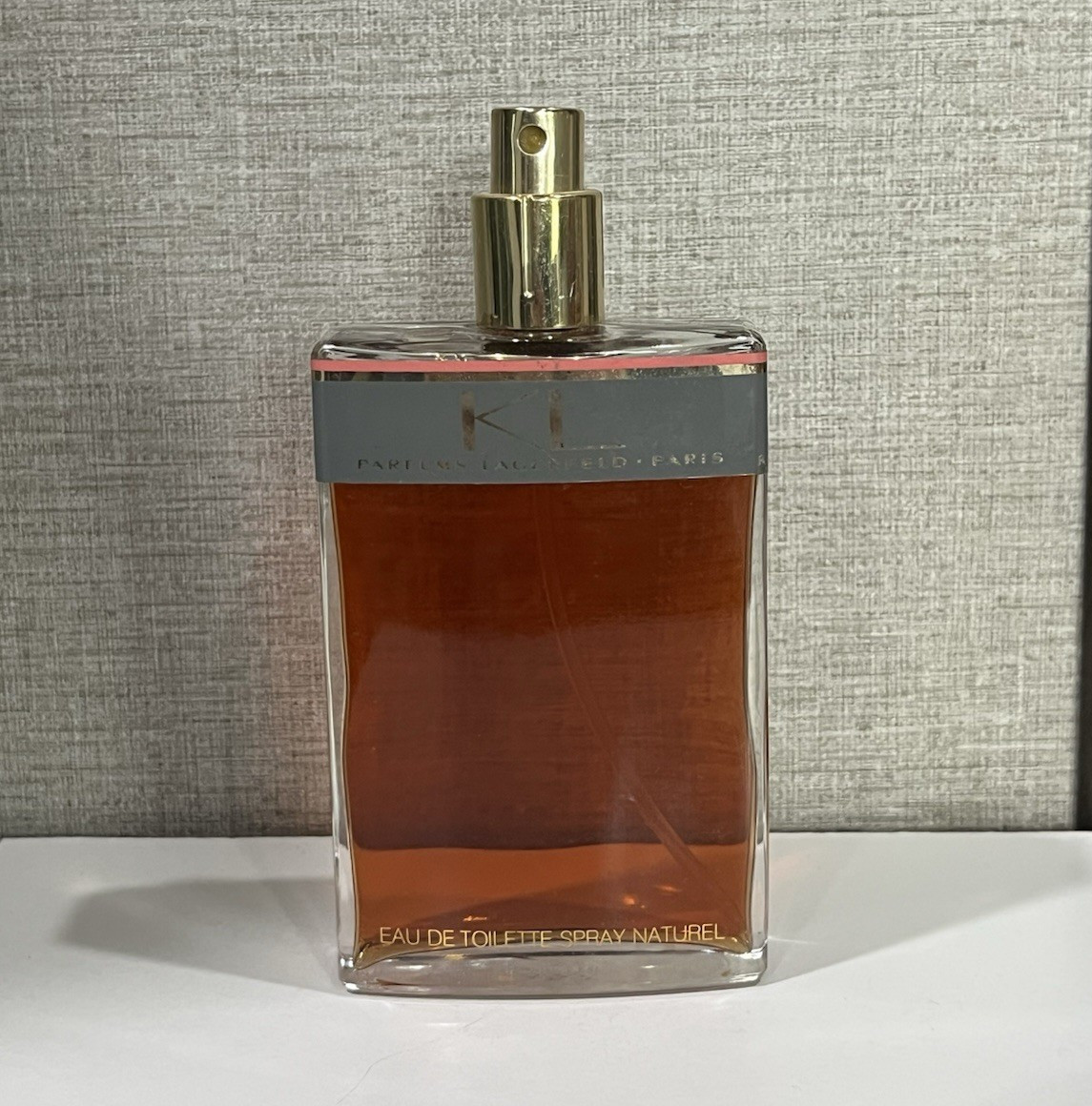 Vintage KL Karl Lagerfeld Eau De Toilette 100ml 3.3oz EDT Spray Rare Full
