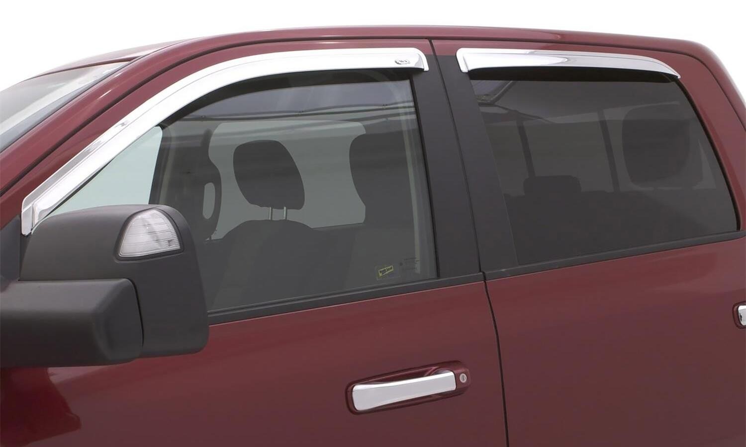 Auto Ventshade AVS Ventvisor Chrome Window Deflectors 4-Piece 684387