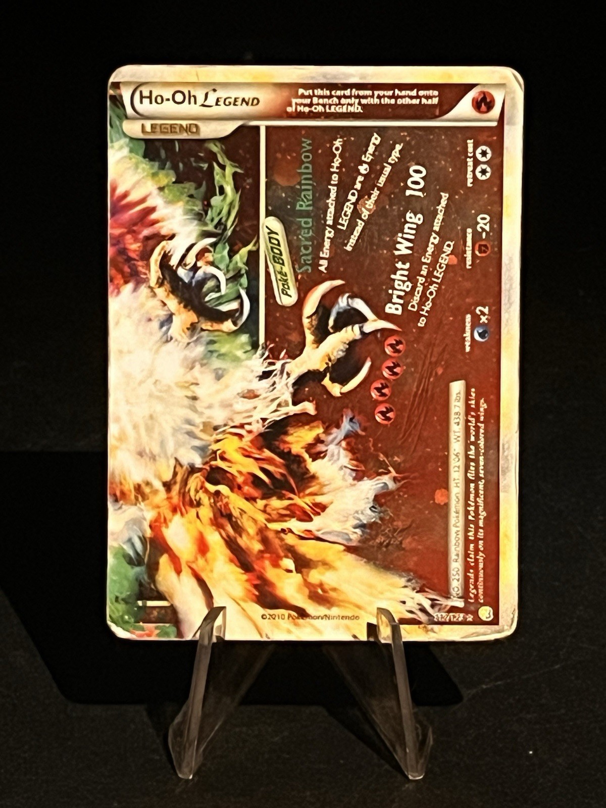 Ho-Oh Legend (Bottom) 112/123 Heartgold & Soulsilver Holo