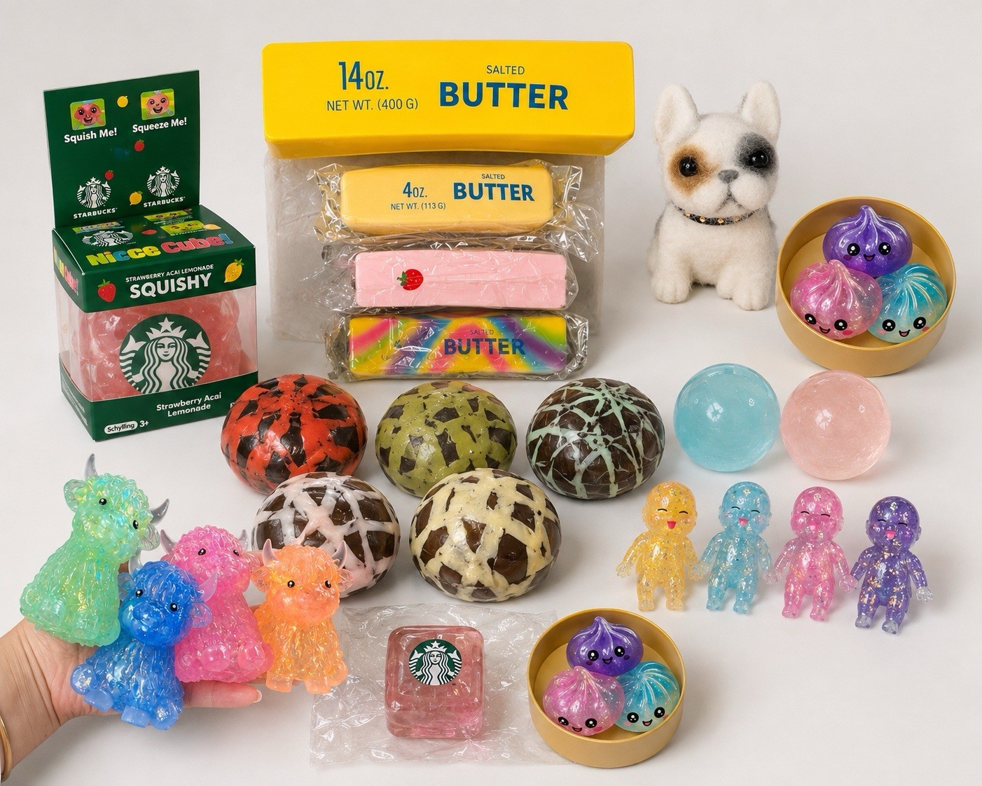 HUGE squishy toy lot 
