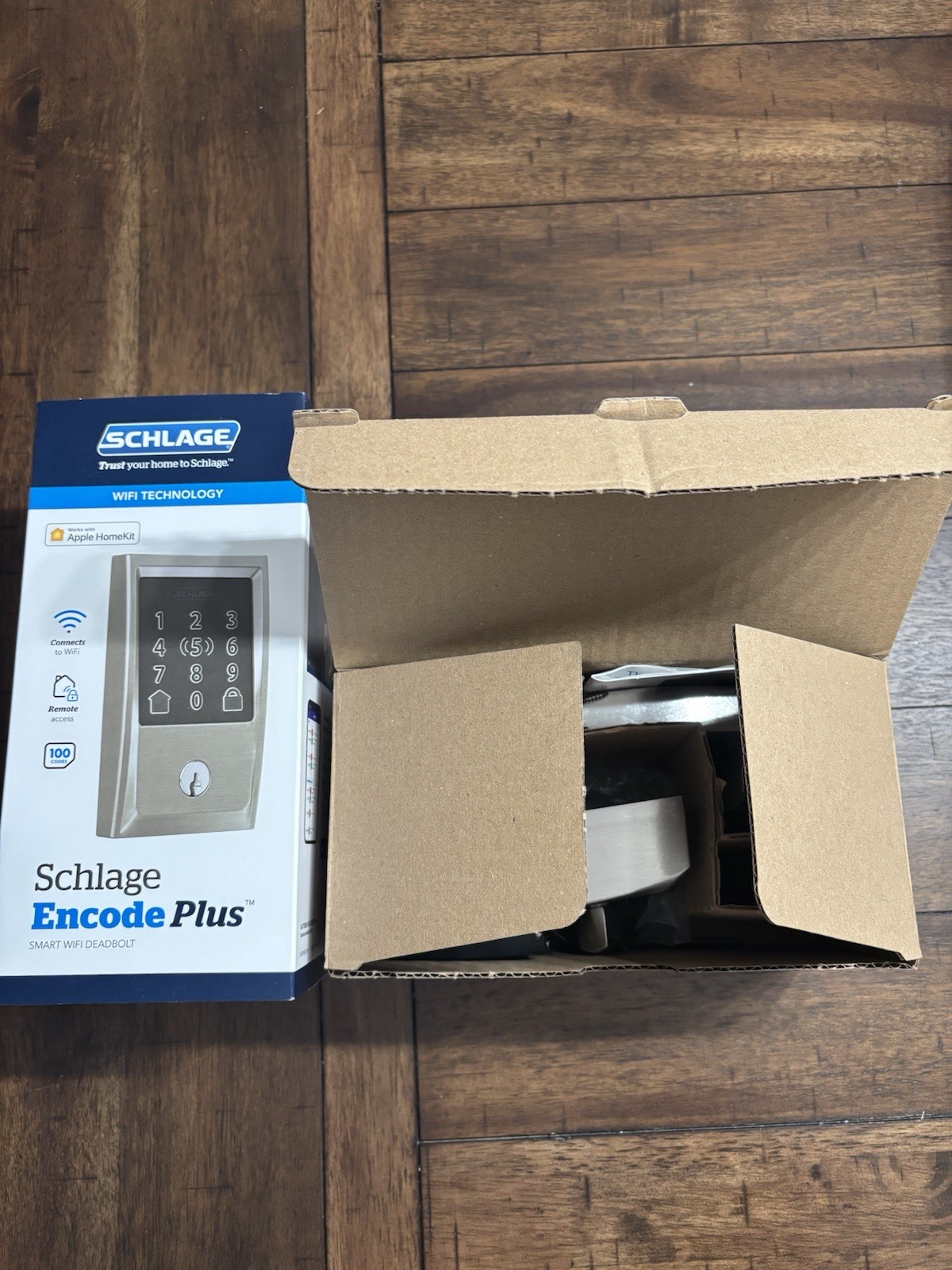 Schlage Encode Plus Smart WiFi Deadbolt BE499WBCEN619 Satin Nickel