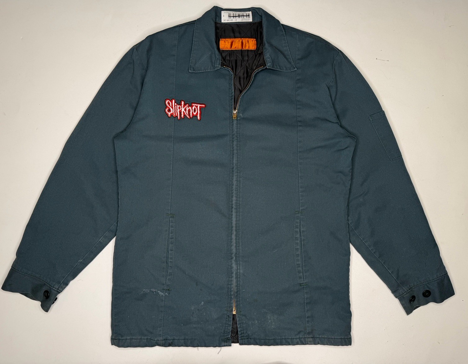 Vintage Slipknot Heavy Nu Metal Mechanic Work Delivery Jacket | M