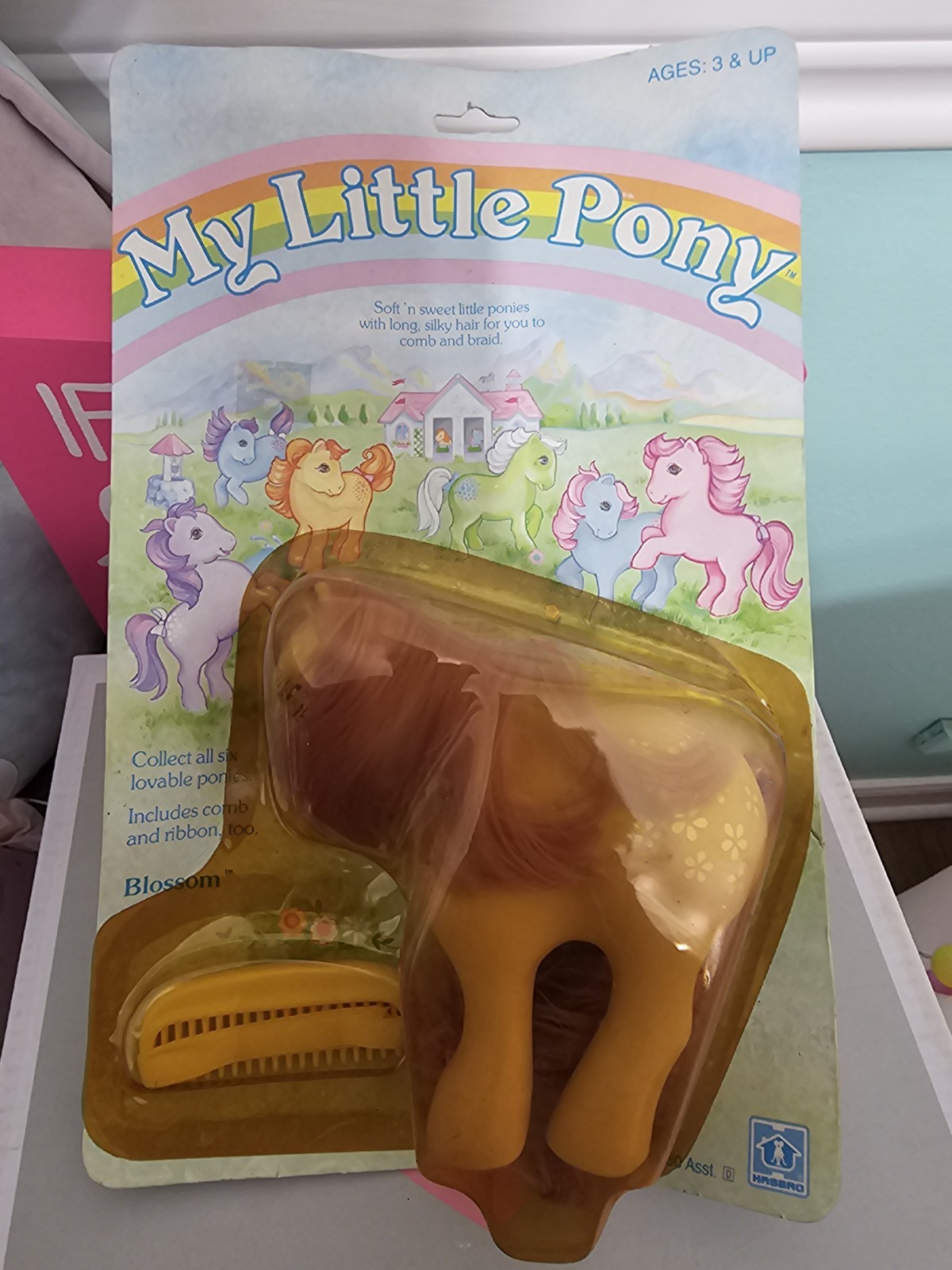 Vintage 1983 G1 My Little Pony Blossom New In Package MOC