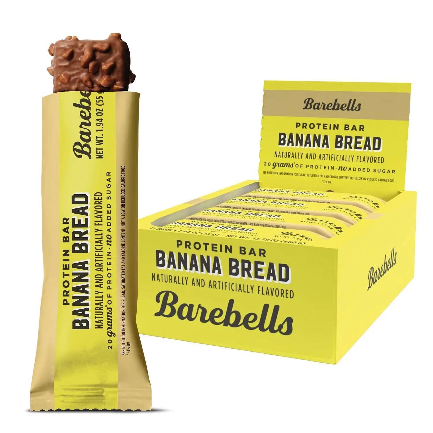 Barebells Protein Bar Banana Bread 12 Bars Barebell Bars NEW