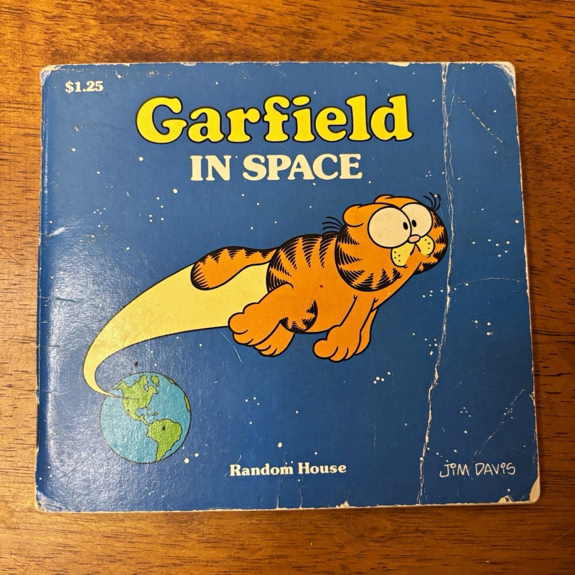 Vintage 1983 Garfield in Space Paperback Picture Book Illustrated Jim Davis
