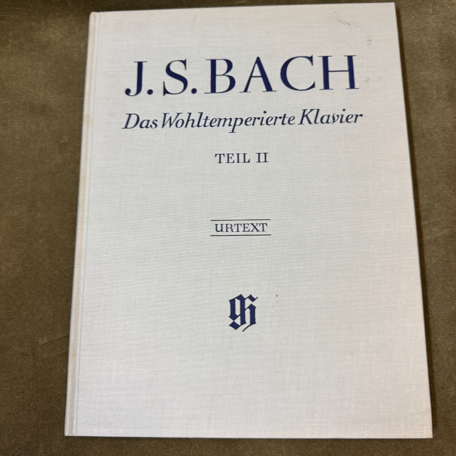 G. Henle Verlag J.S. Bach - Das Wohltemperierte Klavier Teil II Urtext Piano -HC