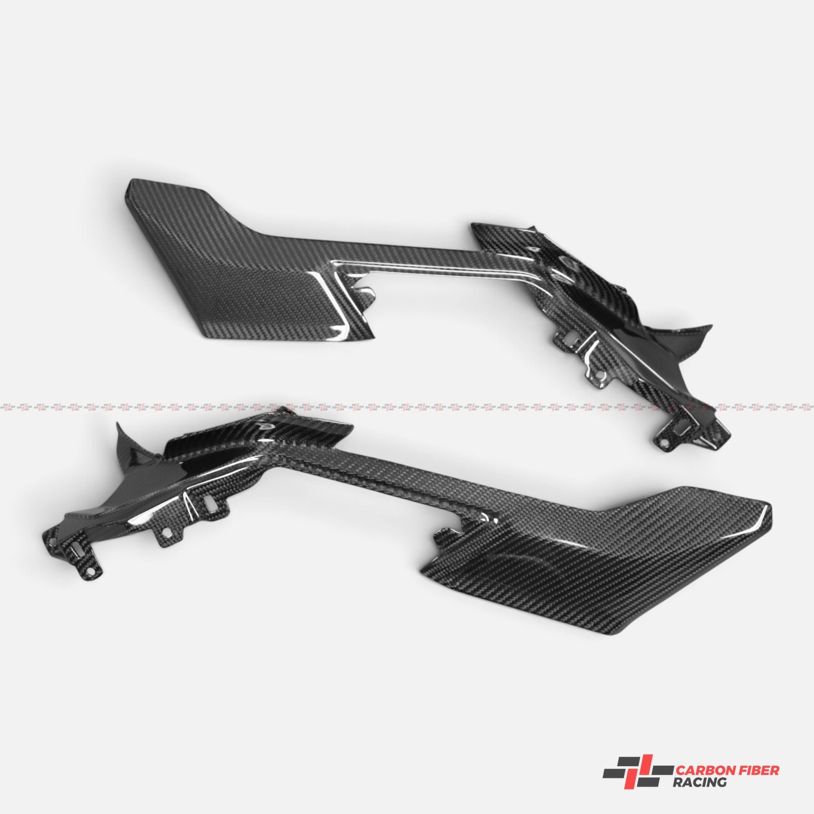 Carbon Fiber Under Tank Side Panels for Triumph Street Triple 765 2023-2026 Carbon Fiber Under Tank Side Panels for Triumph Street Triple 765 2023-2026