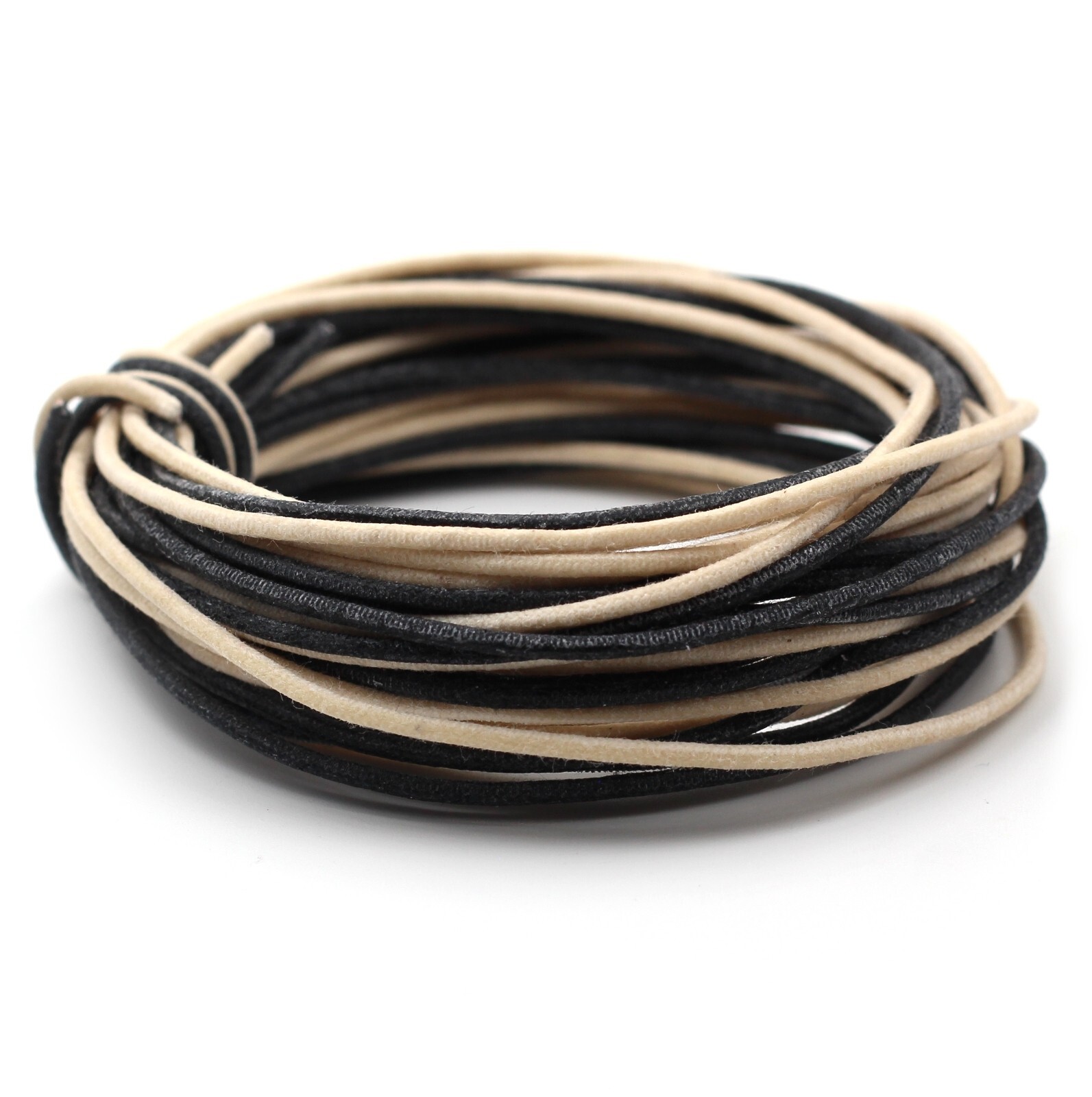 10’/ea. Gavitt Guitar Wire Cloth-covered Vintage-style Push Back Black/White 10’/ea. Gavitt Guitar Wire Cloth-covered Vintage-style Push Back Black/White