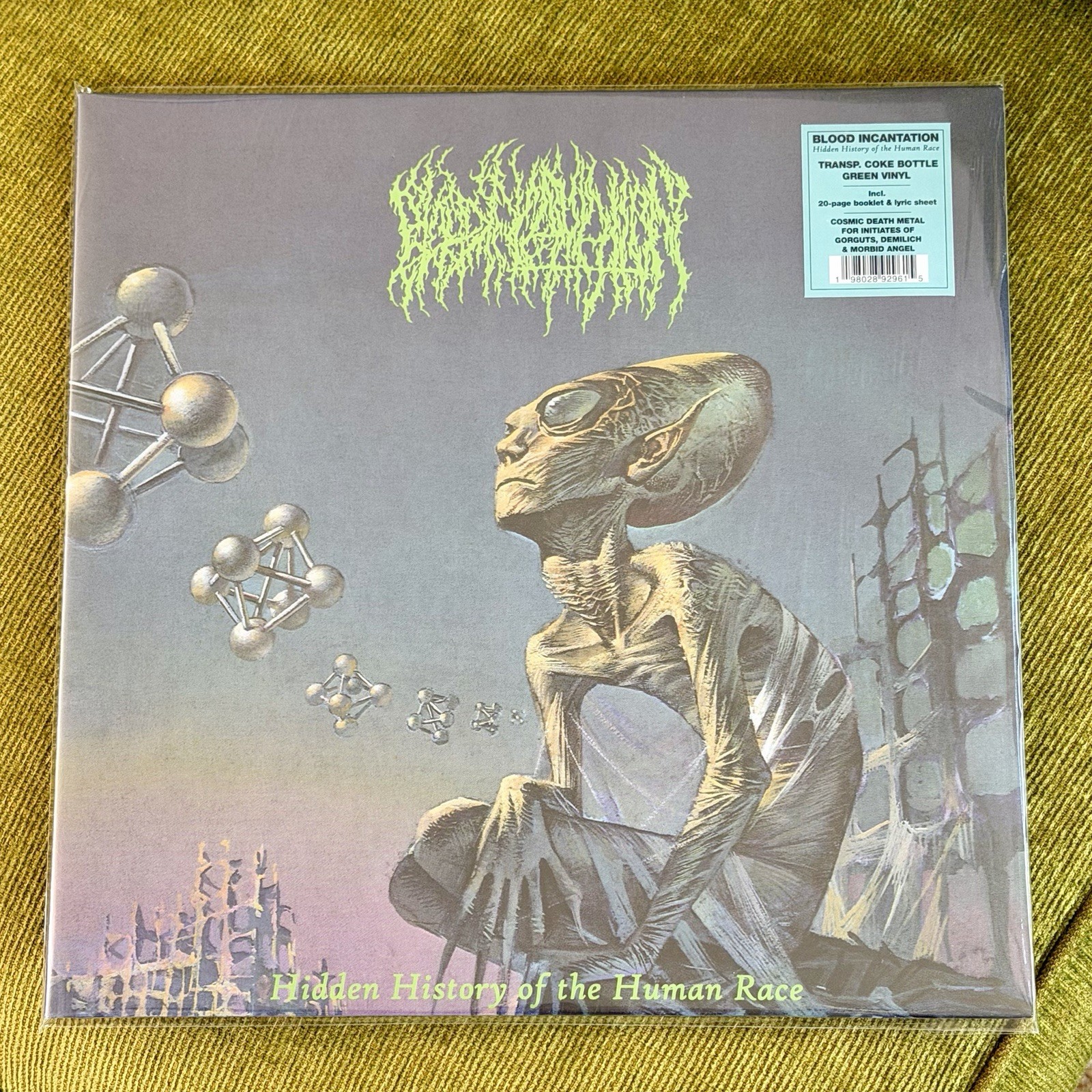 Blood Incantation - Hidden History of the Human Race LP - Green Vinyl OG Shrink Blood Incantation - Hidden History of the Human Race LP - Green Vinyl OG Shrink