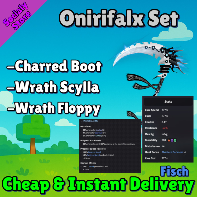 [🟢ONLINE] Fisch | C$ S$ | BEST ROD | Fish | Roblox | ONIRIFALX | REQUIEM