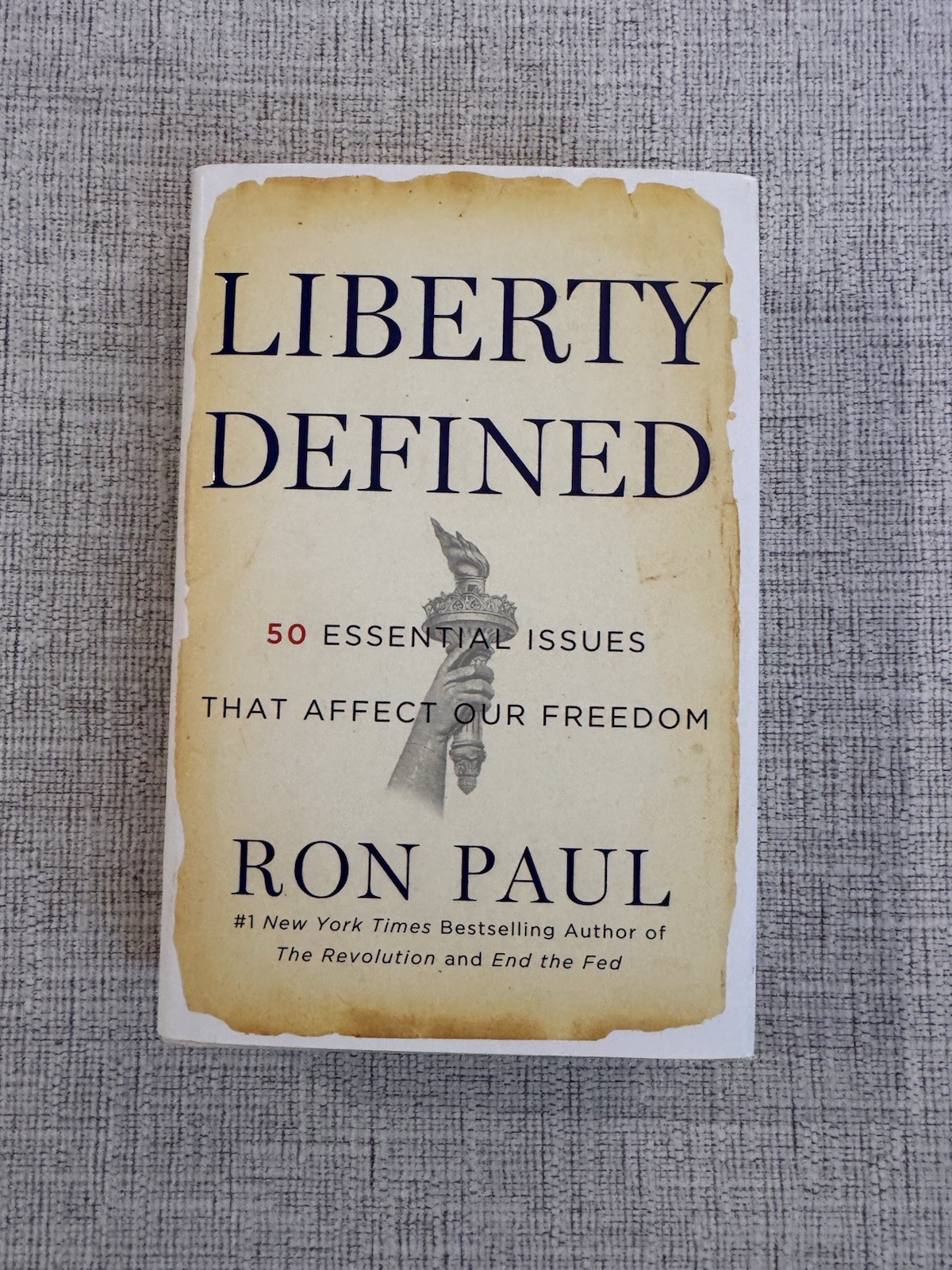 Liberty Defined Ron Paul Signed Inscribed Matt Moore 9/5/11 1st Ed HC/DJ
