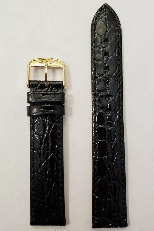 Longines Semi Matt Black Calf Leather Strap 18mm Longines Semi Matt Black Calf Leather Strap 18mm