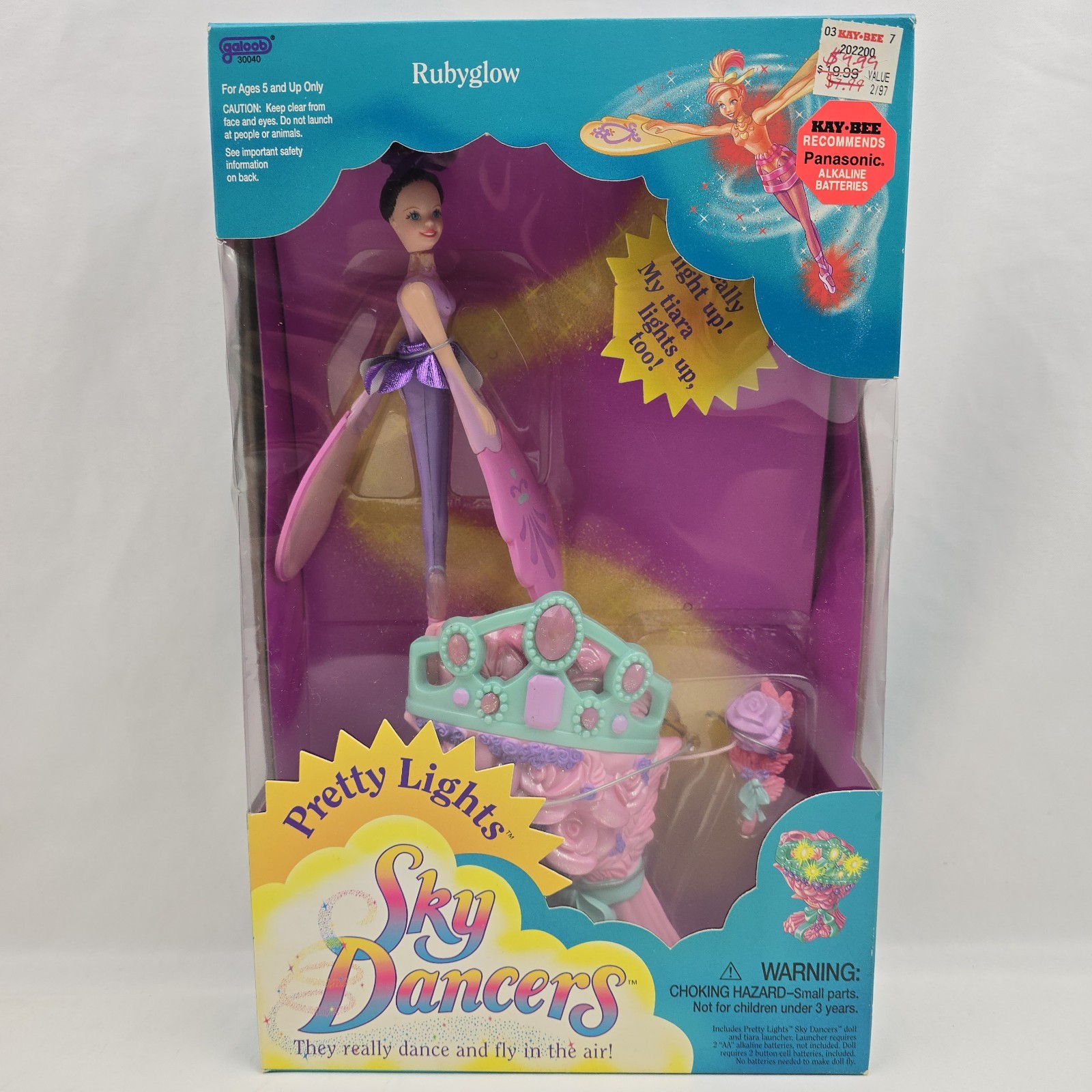 Rare Vintage RubyGlow Doll - New In Package Sealed Collector's Item Galoob 1995