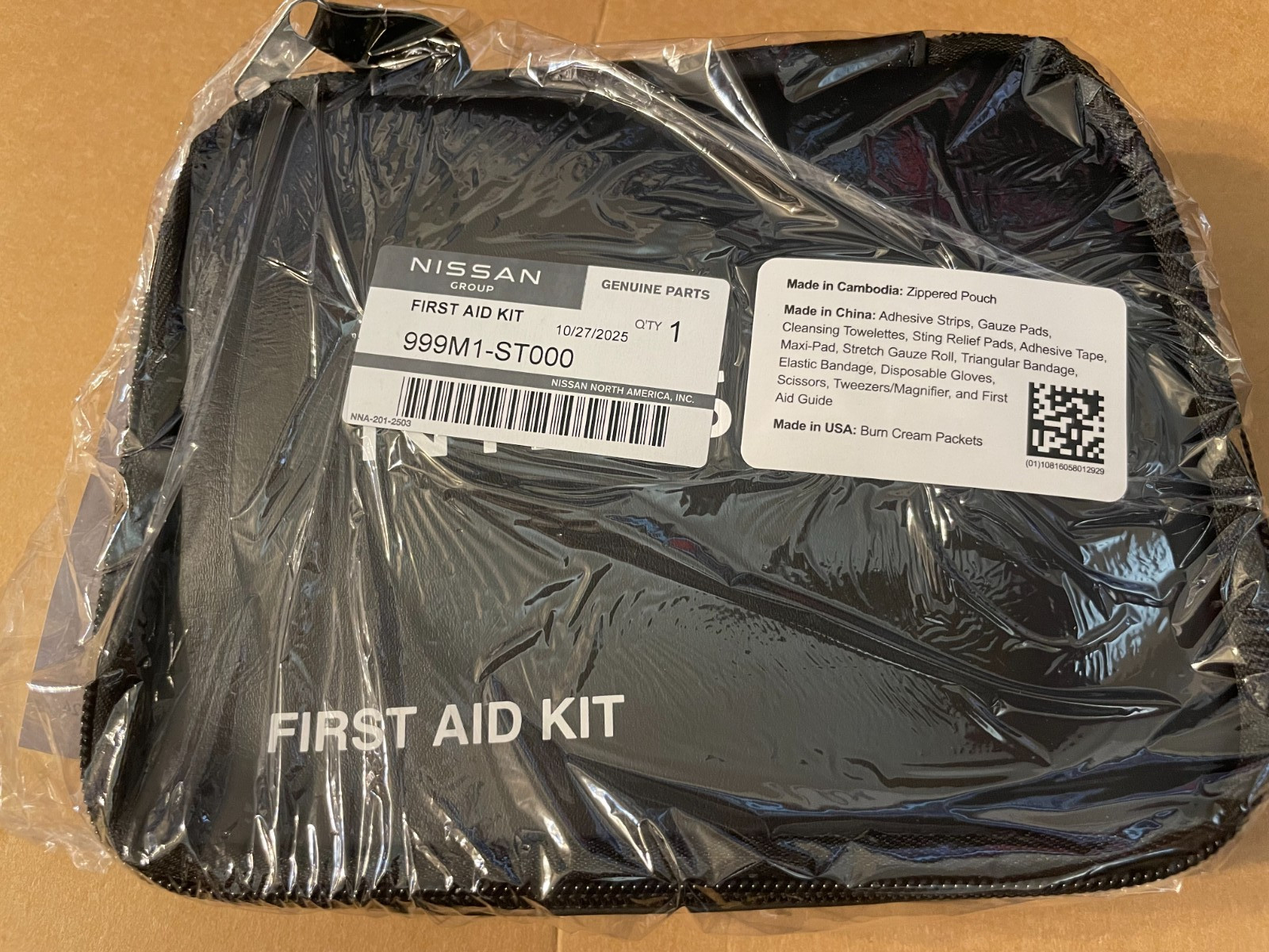 NEW OEM NISSAN FIRST AID KIT Rogue Pathfinder GT-R Maxima Murano - #999M1-ST000 NEW OEM NISSAN FIRST AID KIT Rogue Pathfinder GT-R Maxima Murano - #999M1-ST000