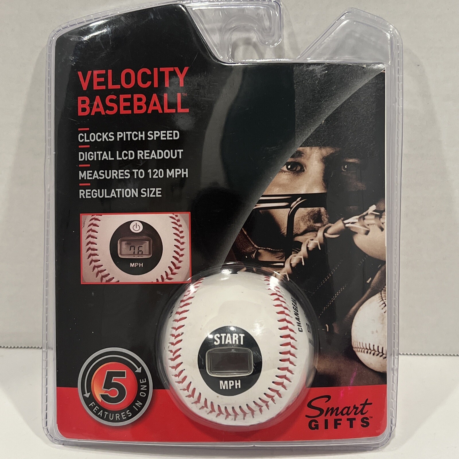 Velocity Baseball Smart Gifts Measures To 120 MPH Distance 20 -80 Feet