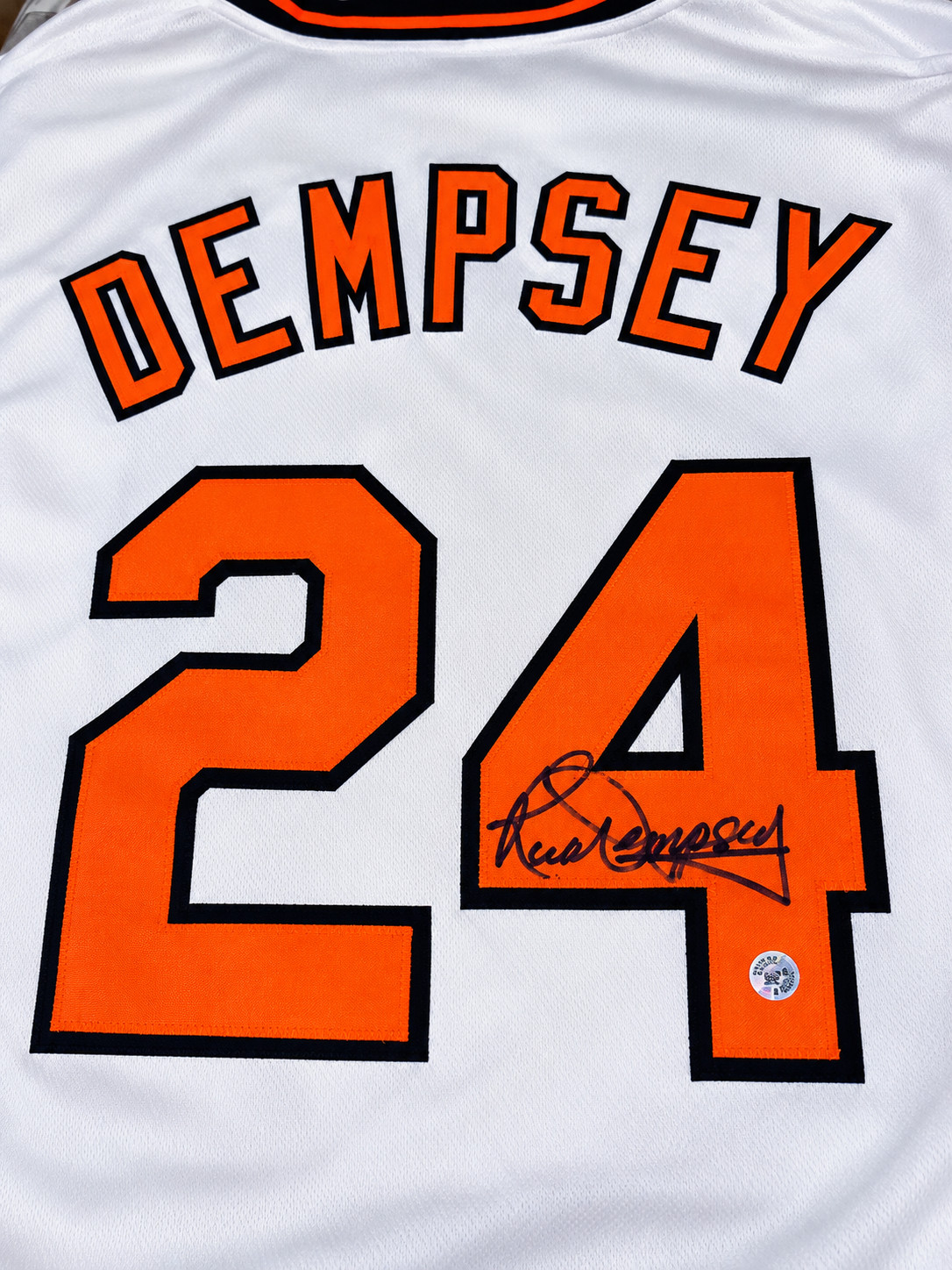 Rick Dempsey Signed Orioles Jersey Wilder Cert