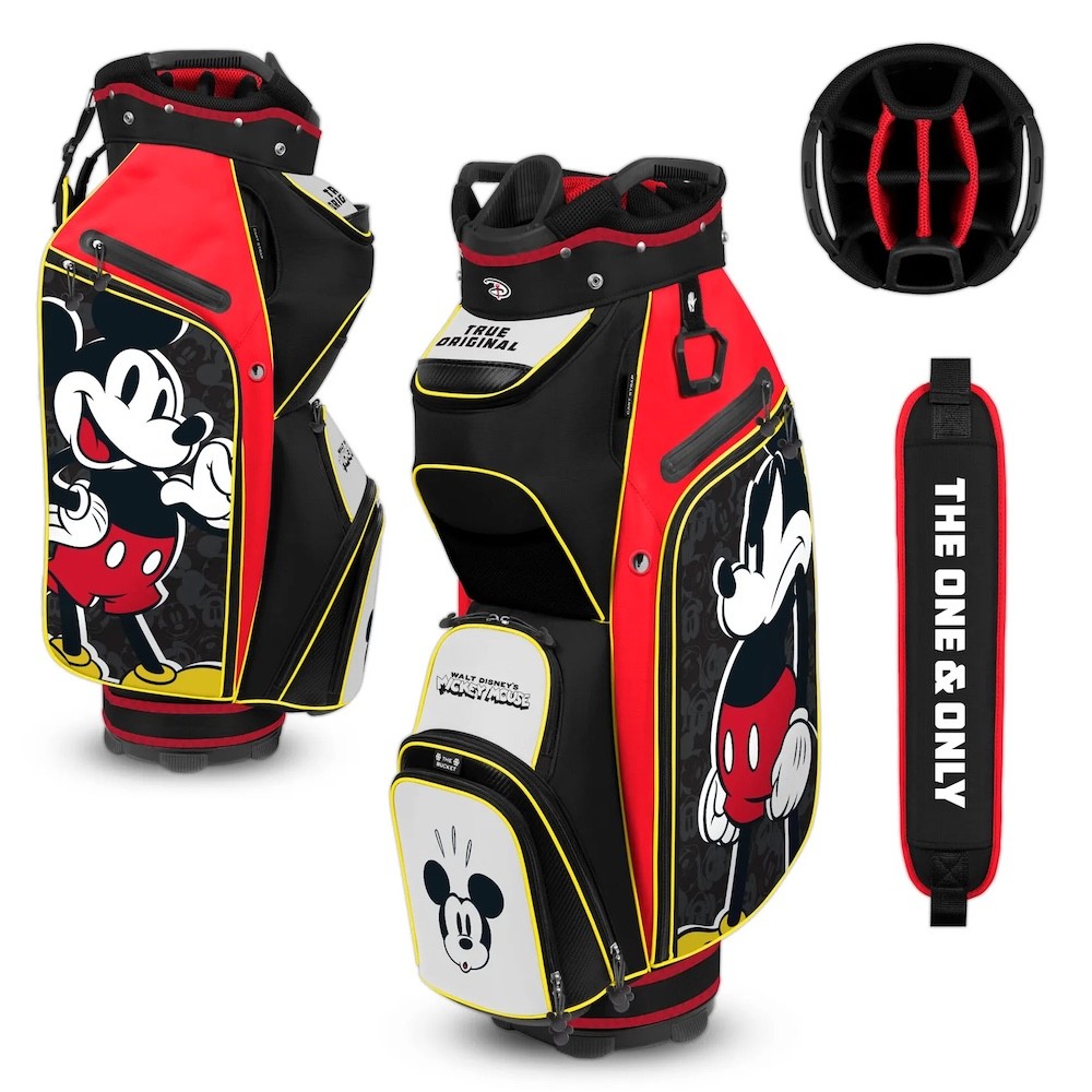 New Team Effort Golf Mickey Mouse Bucket III Cooler Cart Bag Black/Red/White New Team Effort Golf Mickey Mouse Bucket III Cooler Cart Bag Black/Red/White